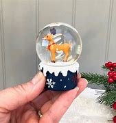 Image result for Rudolph Snow Globe