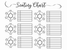 Image result for 10 Chairs Round Table Seating Chart Template