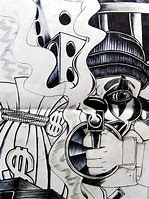 Image result for Gangster Prison Art