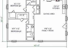 Image result for 1200 Square Foot Barndominium Floor Plans