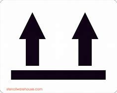 Image result for This Way Up Stencil