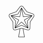 Image result for Christmas Tree Star Outline