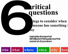 Image result for Critical Questions