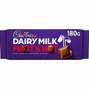 Image result for Cadbury Dairy Milk Fruit and Nut Chocolate