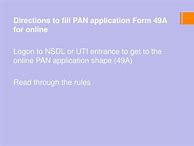 Image result for NSDL Form 49A