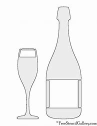 Image result for Wine Bottle Stencil Designs