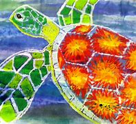 Image result for Turtle Batik Art