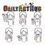 Image result for Yay Sign Language Clip Art