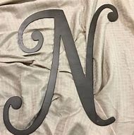 Image result for Metal Letter N Cutout