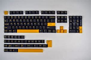 Image result for Yellow and Black Keycaps