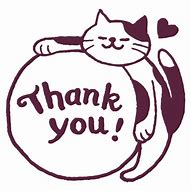 Image result for Thank You Word Illustration Cat