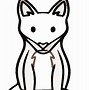 Image result for Fox Head Outline Drawing