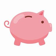 Image result for Glitter Piggy Bank PNG