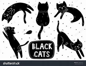 Image result for Black Cat Desktop Cute Doodle