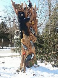 Image result for Tree Totem Pole