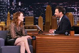 Image result for Emma Stone Jimmy Fallon