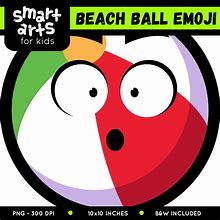 Image result for Beach Ball Emoji