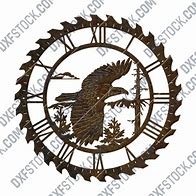 Image result for Eagle Clock DXF