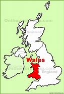 Image result for Wales Great Britain Map