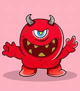 Image result for Cute Red Monster Clip Art