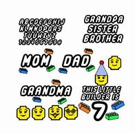 Image result for LEGO Birthday Shirts SVG