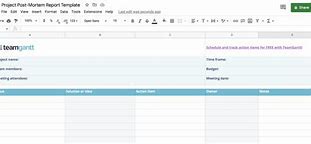 Image result for Simple Post-Mortem Template