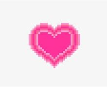 Image result for Pink Pixel Heart