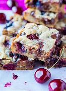 Image result for Chocolate Cherry Bars