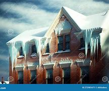 Image result for Icicle On a House