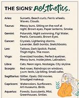 Image result for Zodiac Signs as Aesthetics