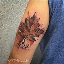 Image result for Maple Leaf Tattoo Ideas