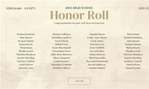 Image result for Honor Roll Flyer Template