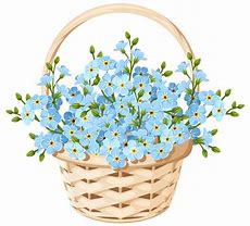 Image result for Flower Basket Clip Art