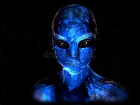 Image result for Blue Alien Head