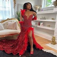 Image result for Red Gowns Evening Wear