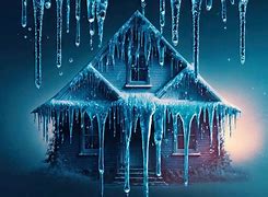 Image result for Icicle On a House