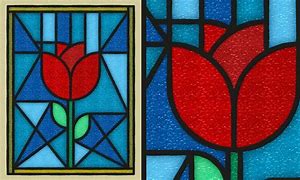 Image result for White Stained Glass Art