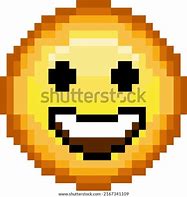 Image result for Happy Emoji Pixel Art