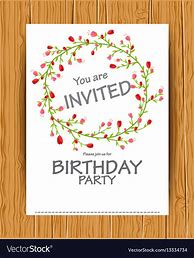 Image result for B Day Invitation