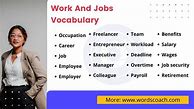 Image result for Work Vocabulary