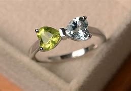 Image result for Two Stone Birthstone Rings