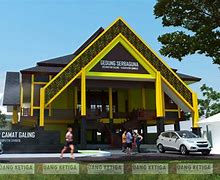 Image result for Gambar Potongan Bangunan Serbaguna