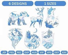 Image result for Free Wilderness Animals for Machine Embroidery