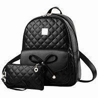 Image result for Cute Black Plain Backpacks