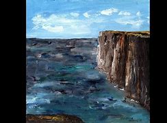 Image result for Cliff Painting Black