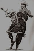 Image result for Lane Frost Drawing