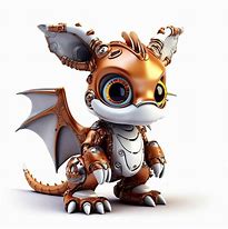 Image result for Robot Dragon Aimated