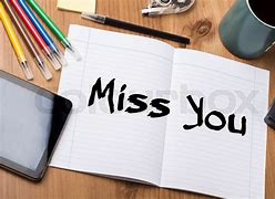 Image result for Miss You Notes