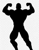 Image result for Muscle Man Silhouette