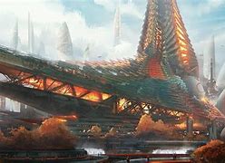 Image result for Sci-Fi Building Concept Art